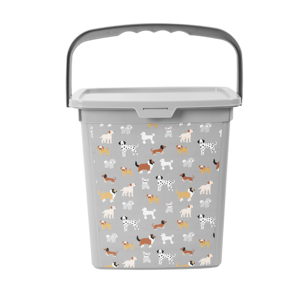 Grey Pet Food Storage Container