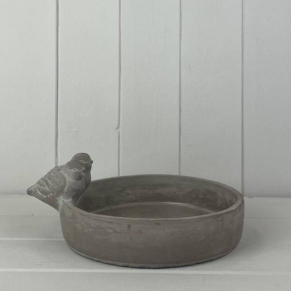Stoneware Bird Bath