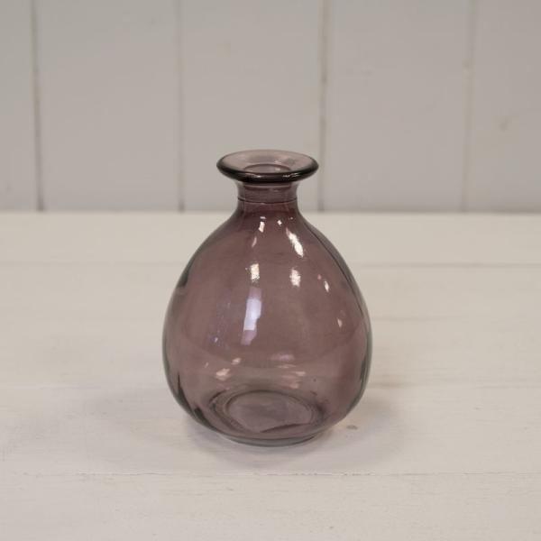 Amethyst Glass Bud Vase