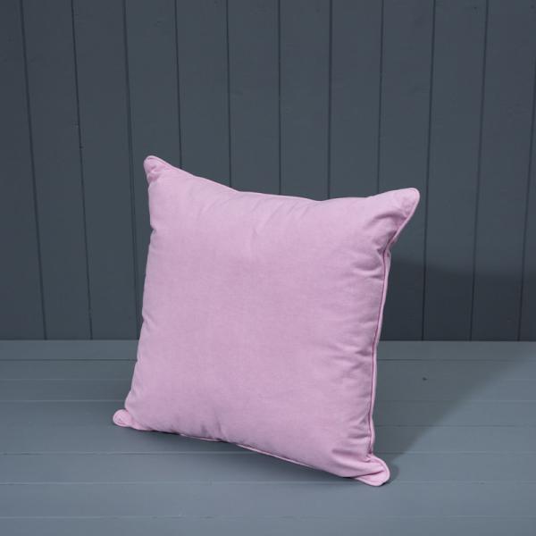 Handmade Washable Cotton Plain Cushion with Filling 45x45cm