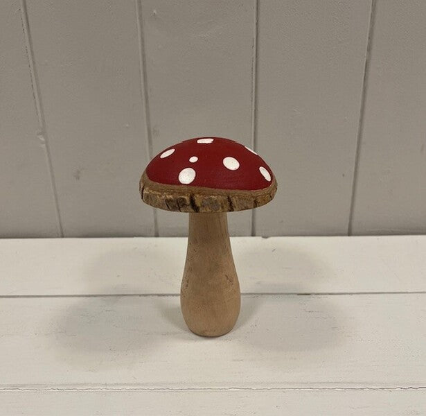 Red Wooden Toadstool