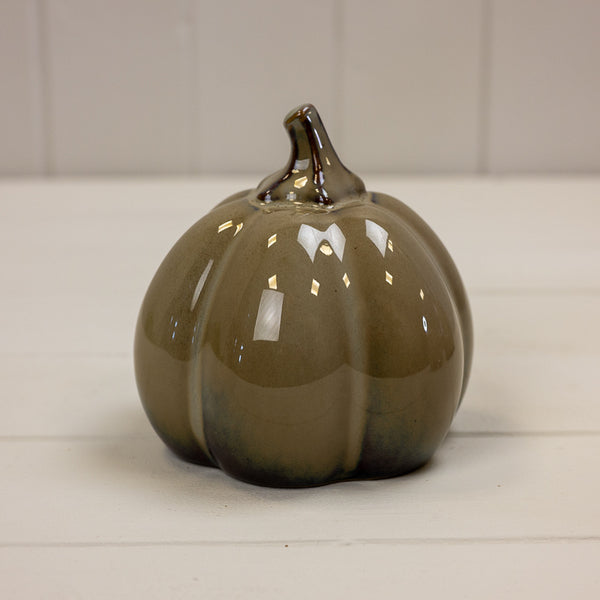 Caramel Ceramic Pumpkin L10xW10xH10cm Weight-374g