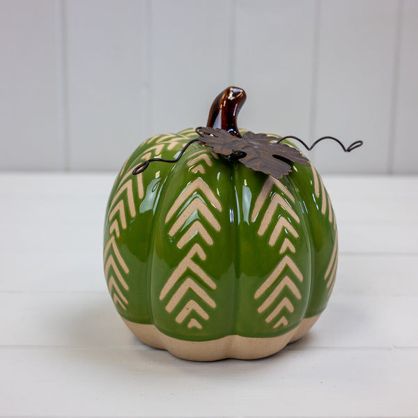 Ceramic Pumpkin L14.5xW14.5xH15cm Weight-770g