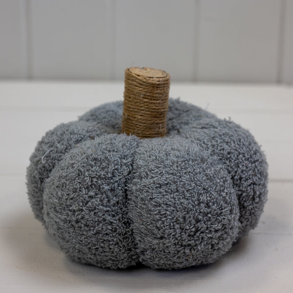 Grey Fabric Pumpkin L14xW14xH11cm Weight-84g