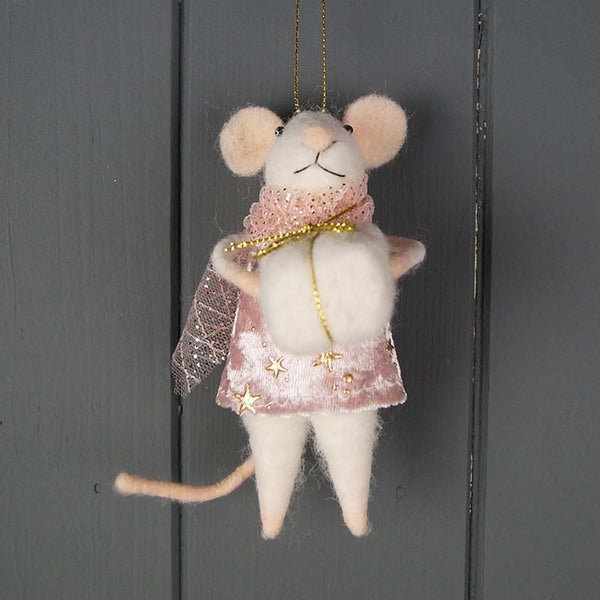 Felt Mouse L11xD6xH12cm