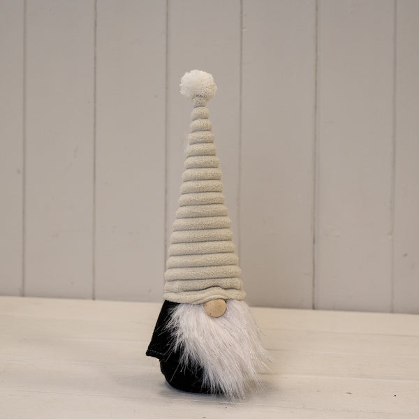 Cream Ribbed Hat Gonk