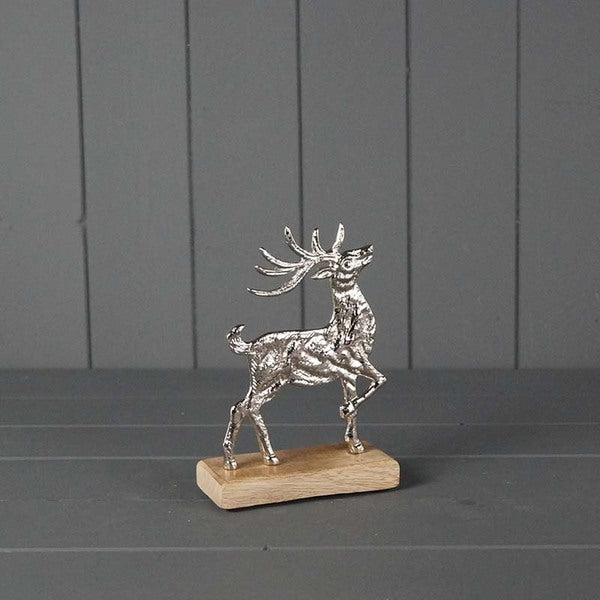 Metal Reindeer L11.5xW5xH17.5cm