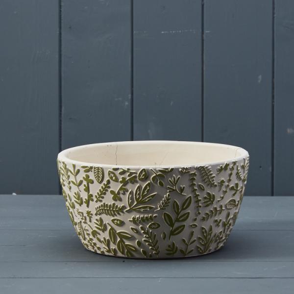 Green Leaf Bowl TD20cm H9.8cm B14.3cm