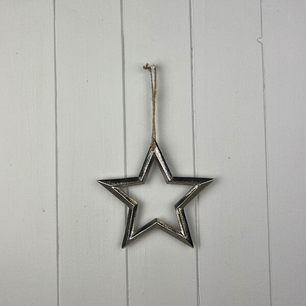 Metal Hanging Star 10cm