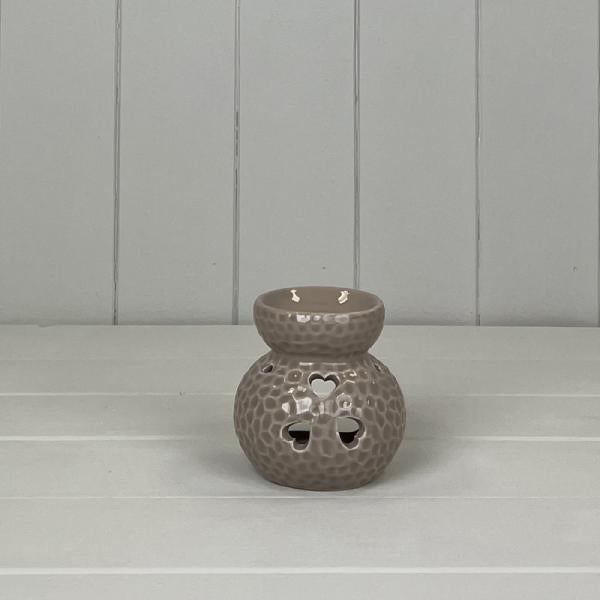Mocha Heart Oil Burner H9cm W9cm D8cm Weight-178g