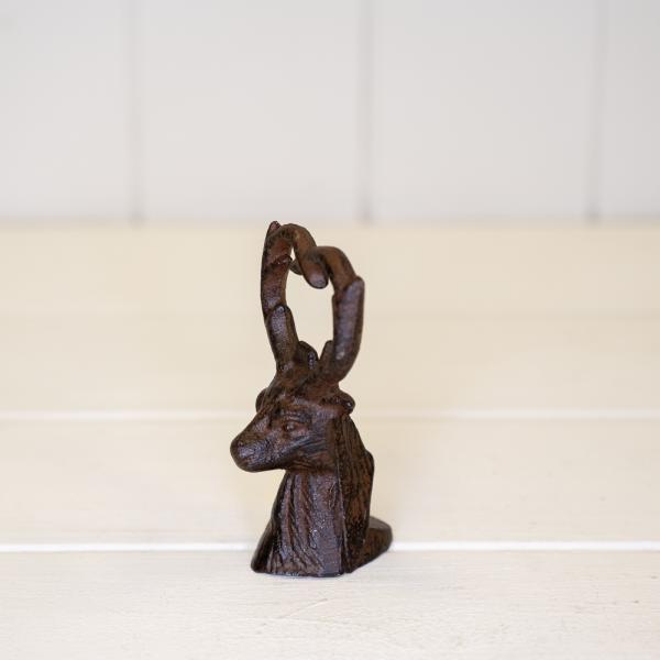 Cast Iron Stag Bottle Opener H9 X L 4.5 cm