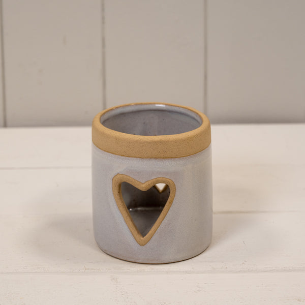 Ceramic Heart Tealight L8xW8xH8cm Weight-