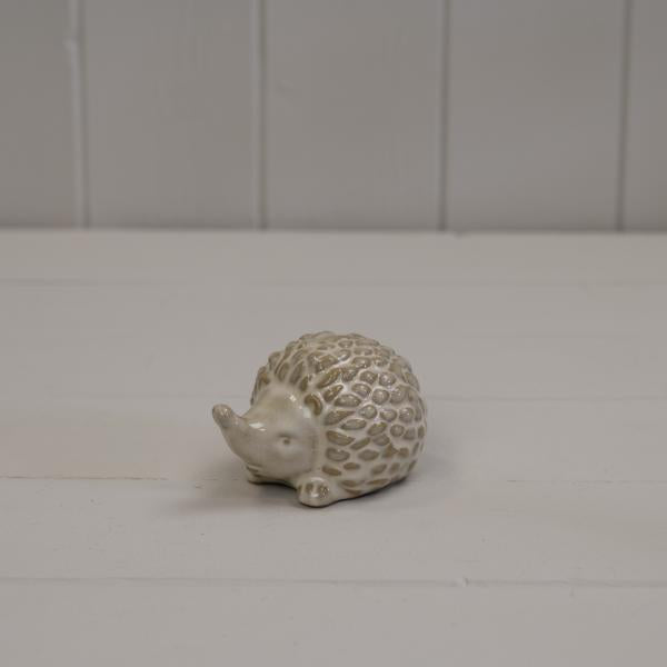 Beige Mottle Ceramic Hedgehog Decoration L8xD5.5xH5cm Weight-104g