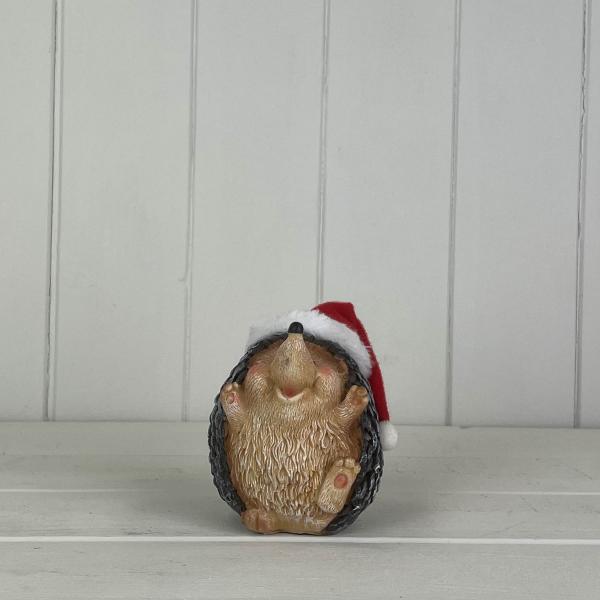Polyresin hedgehog decoration size 9*10.5*6
