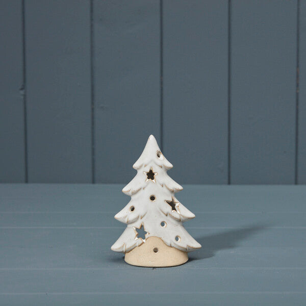 Ceramic Tree Tealight Holder W8.5xD5xH12.5cm