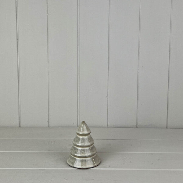 Glazed Ceramic Tree Decoration L7.5xD7.5xH9.5cm