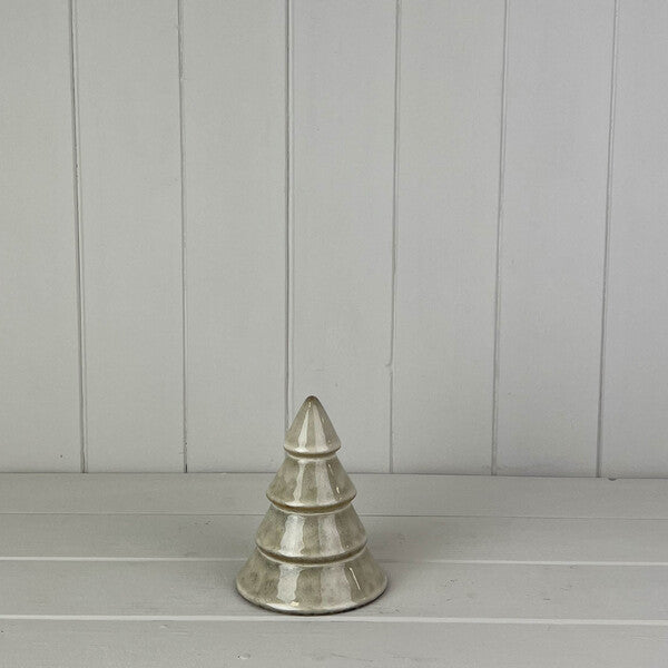 Glazed Ceramic Tree Decoration L9.5xD9.5xH13cm