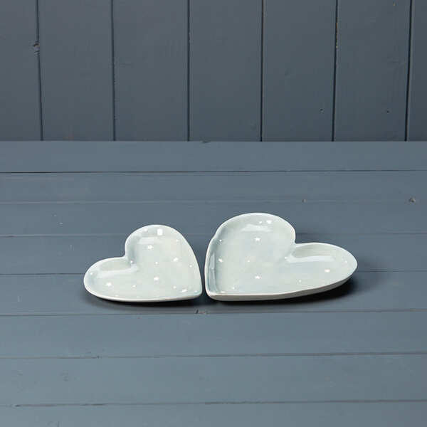 Ceramic heart dish 16.5x16x2.2cm Weight-312g