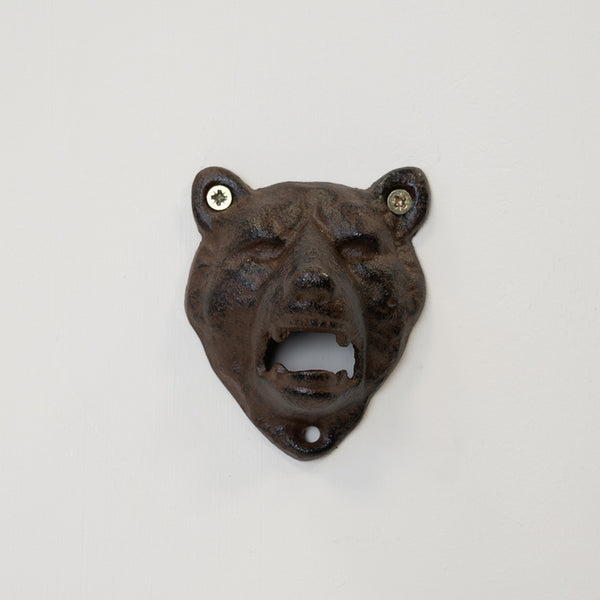 Cast iron bear bottle opener