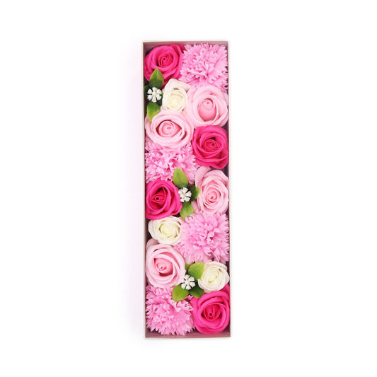 Soap Flowers Long Box - Baby Blessings - Pinks