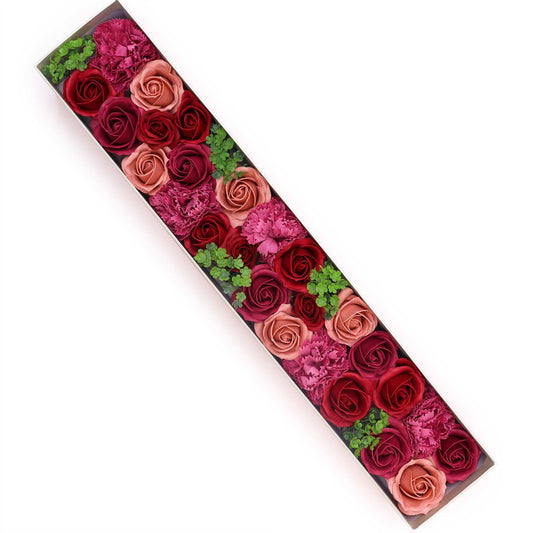 Soap Flowers Extra Long Box - Vintage Roses