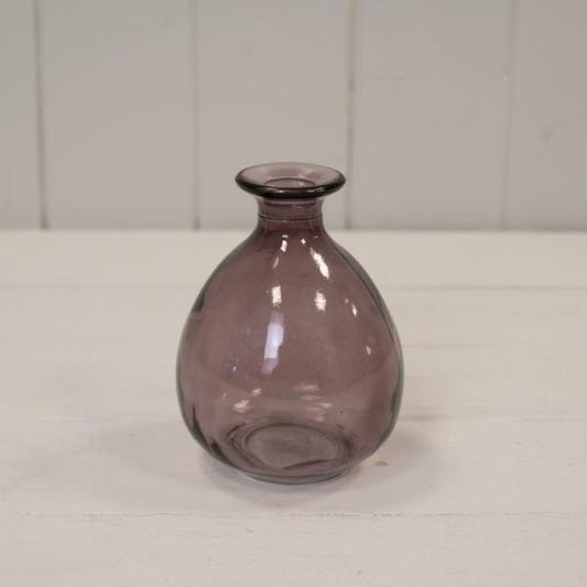Amethyst Glass Bud Vase