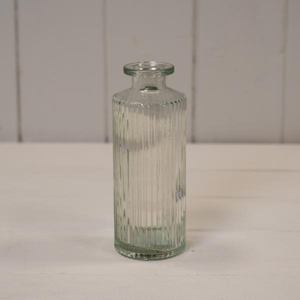 Clear Glass Bottle D5.2 x H13.2cm