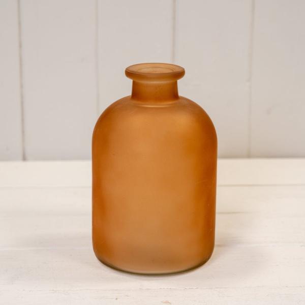 Matt Cognac Glass Bottle D11 x H17.3cm