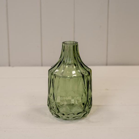 Vintage Green Glass Bottle