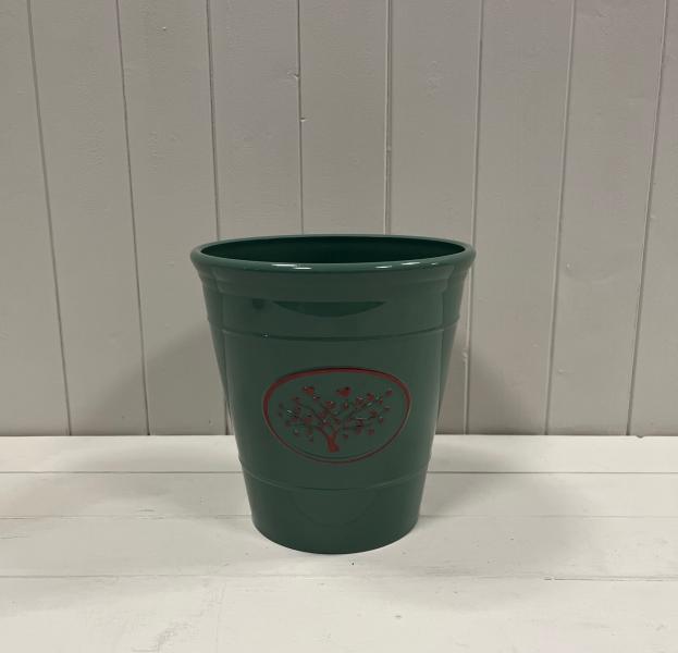 Green Round Love Heart Tree Recycled Plastic Planter