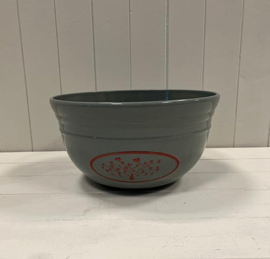 Grey Round Love Heart Tree Bowl Recycled Plastic Planter