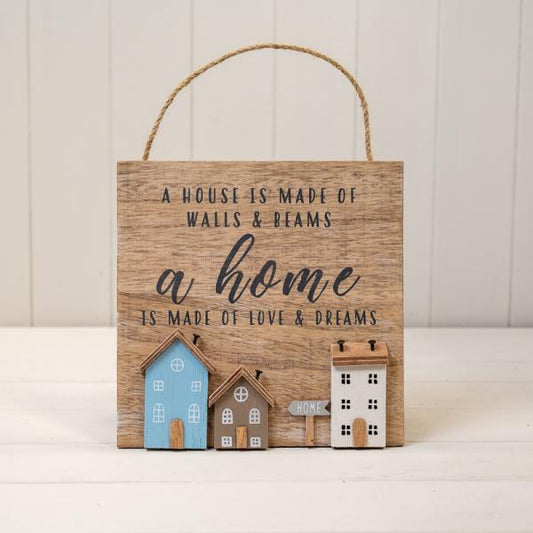 Wooden Home Sign