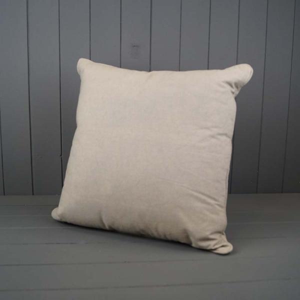 Handmade Washable Cotton Plain Cushion with Filling 45x45cm  Weight-589g