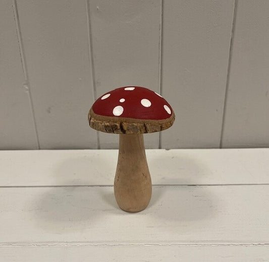 Red Wooden Toadstool