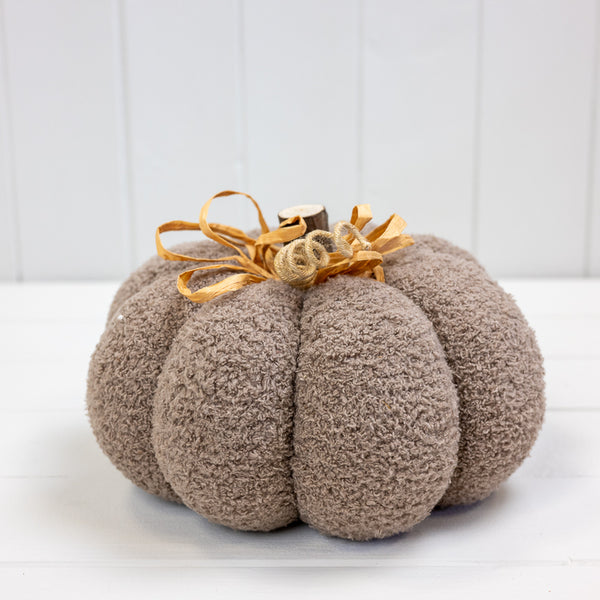 Beige Fabric Pumpkin L20xW20xH15cm  Weight-188g