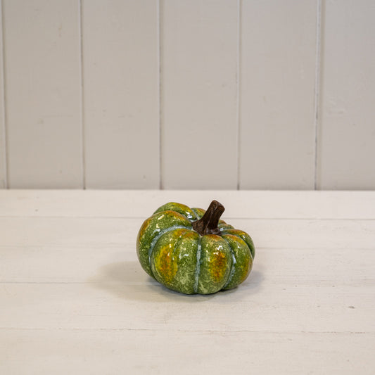 Large Wonky Vintage Style Pumpkin in Green