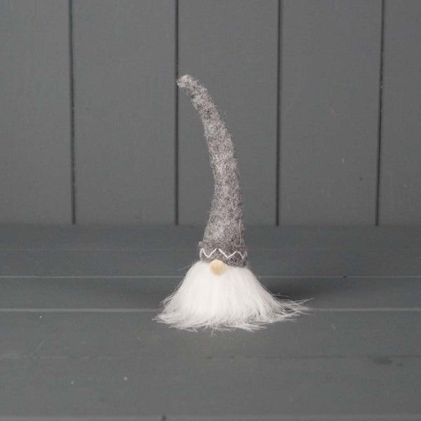 Fabric Gonk with Long Grey Hat (15cm)