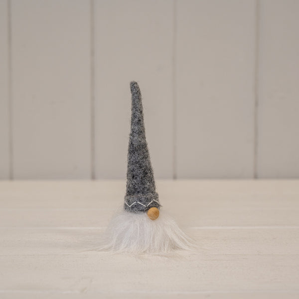 Fabric Gonk with Tall Grey Hat (11cm)