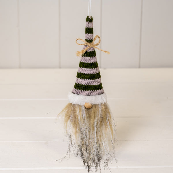 Hanging Green and Beige Hanging Gonk