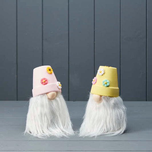 Mixed Pink and Yellow Gonks H18 W10 D10