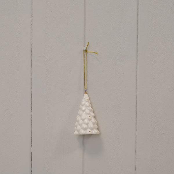 Glazed Ceramic Hanging Tree L4.1xW4.1xH7.4cm