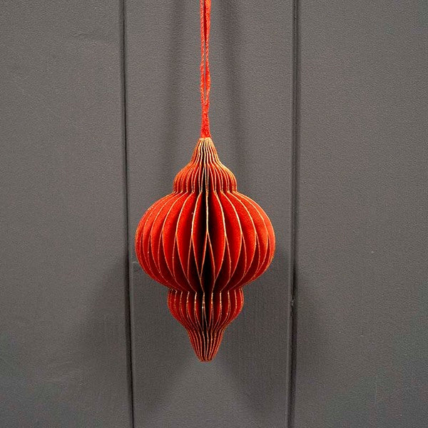 Hanging Handmade Red Lantern Paper Decoration