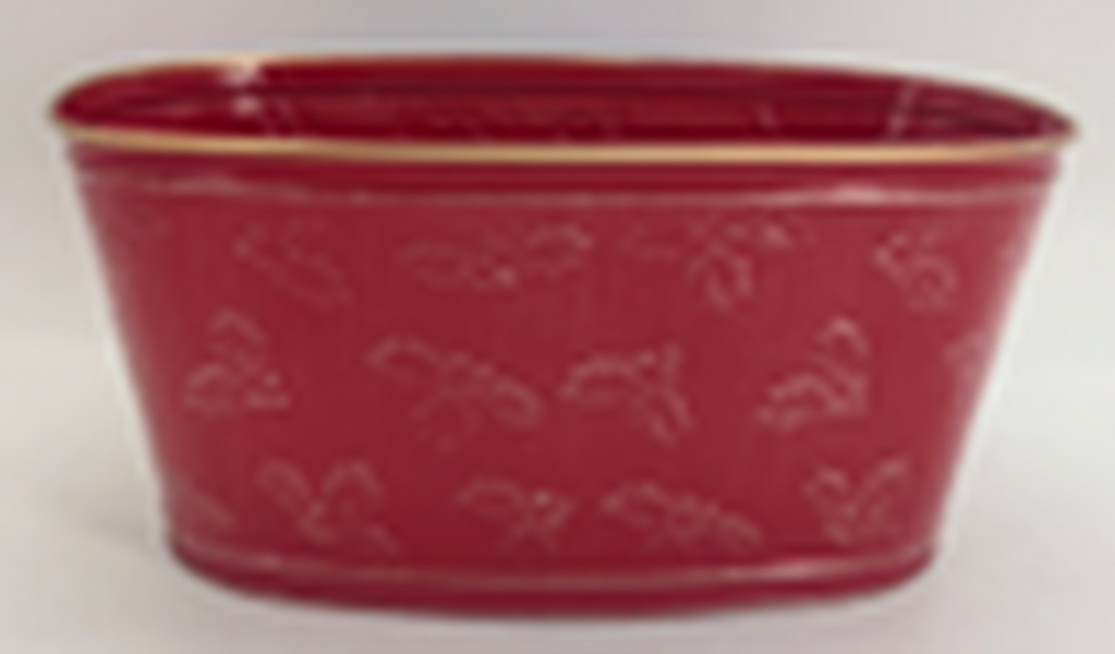25x13cm Christmas Holly Trough
