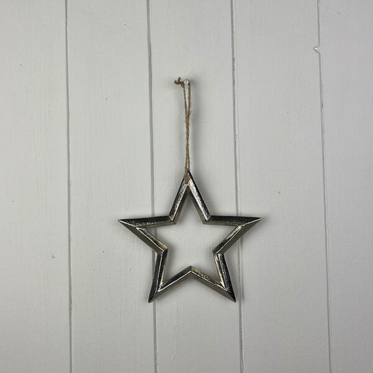 Metal Hanging Star 10cm