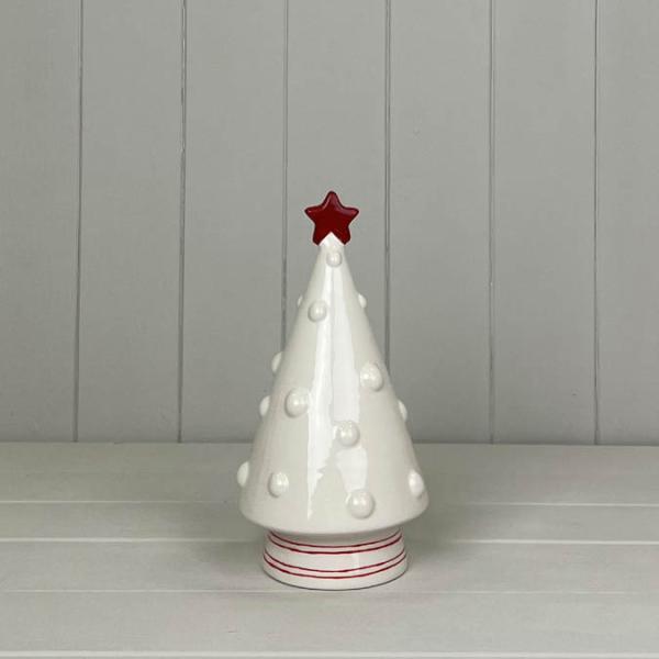 Ceramic Christmas Tree H22.2cm W11.4cm D11.4cm  Weight-435g