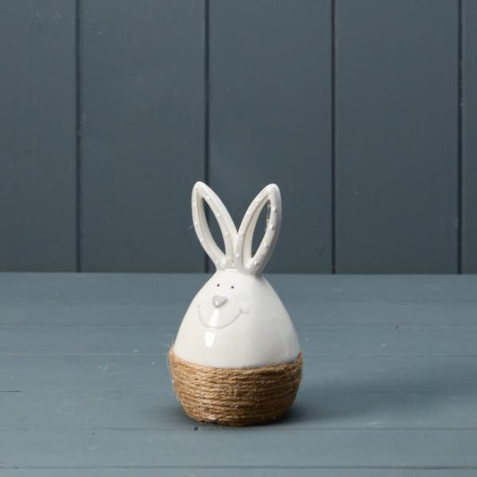 Ceramic Rabbit Egg H13.5 W7.5 D7.5