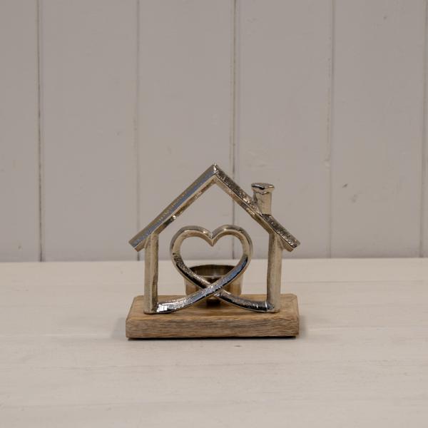 Metal House Tealight L14.5xW7.5xH15cm
