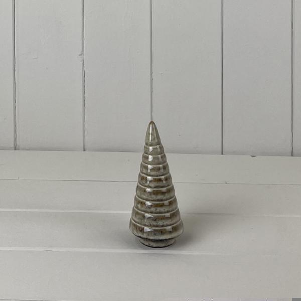 Beige Mottle Ceramic Tree Decoration L5xD5xH11.5cm  Weight-118g