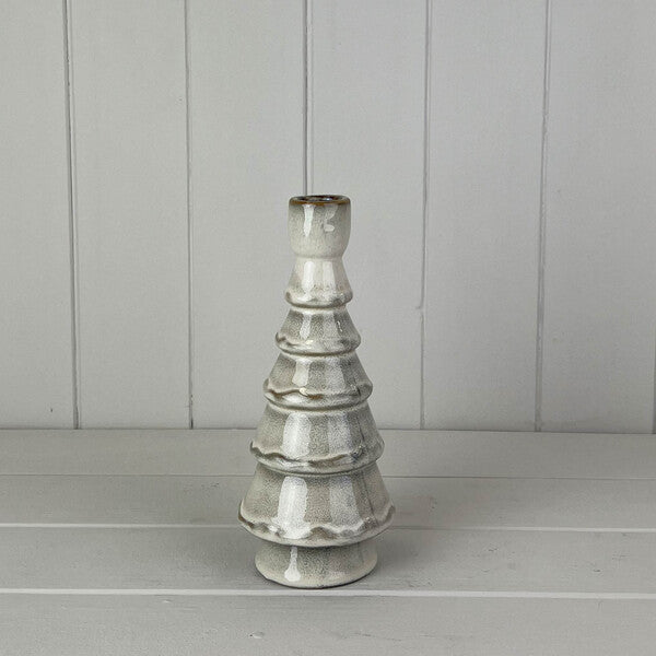 Glazed Ceramic Candle Holder L8.5xD8.5xH20.5cm