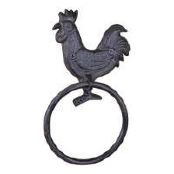 Cast Iron Chicken Towel Ring